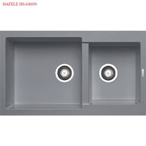 chậu rửa bát Hafele HS-G8650 màu xám 565.88.501