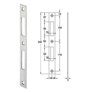 Bas cho thân khóa đố nhỏ hafele 911.76.121