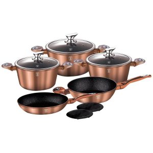 bộ nồi chảo màu vàng đồng 531.08.002