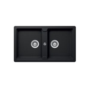 chậu đá Hafele HS19-GEN2S90 570.36.300 màu đen