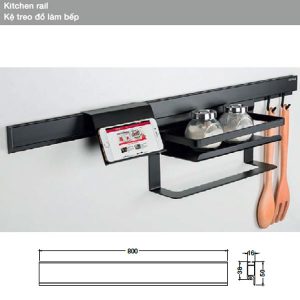 thanh nhôm gắn tường hafele 523.00.301