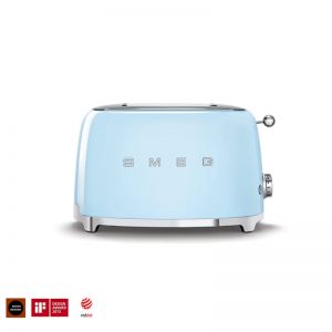 Lò nướng bánh mì Smeg TSF01PBEU màu xanh nhạt 535.43.668
