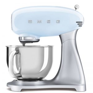 máy trộn đa năng Smeg SMF02PBEU màu xanh nhạt dòng 50's Style 535.43.608
