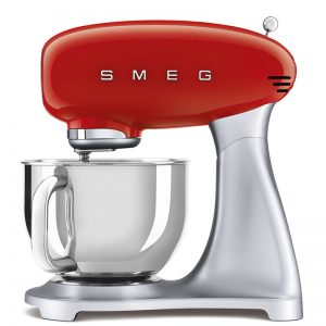máy trộn đa năng Smeg SMF02RDEU màu đỏ dòng 50's Style 535.43.609