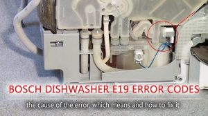MÁY RỬA BÁT BOSCH LỖI E19