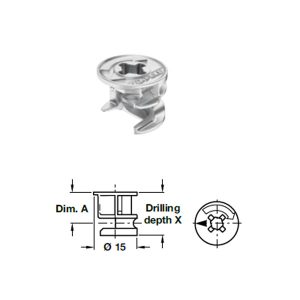 ỐC CAM HAFELE IXCONNECT MINIFIX 15