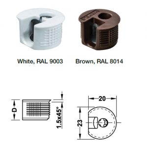 Ốc liên kết hafele IXconect Rafix 20