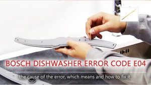 MÁY RỬA BÁT BOSCH LỖI E04