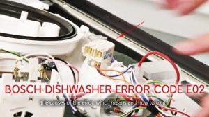 MÁY RỬA BÁT BOSCH LỖI E2