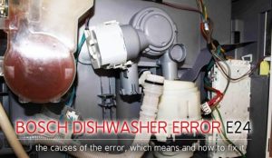 MÁY RỬA BÁT BOSCH LỖI E24