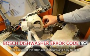 MÁY RỬA BÁT BOSCH LỖI E25
