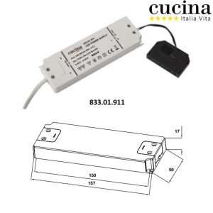 Nguồn đèn Led Cucina Stella 833.01.911