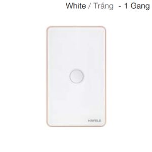 Công tắc đơn đèn thông minh hafele HSL-LSXG01W trắng 820.71.003
