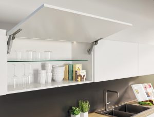 Tay nâng Hafele Free space 5.15 nhấn mở