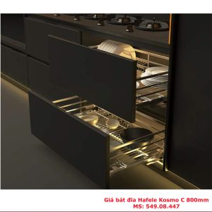 Giá bát đĩa Hafele phủ nano 800mm 549.08.447