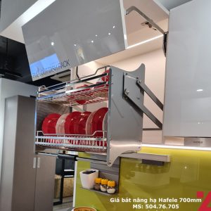 Giá bát nâng hạ Hafele Oria 700mm 504.76.705 rổ lưới