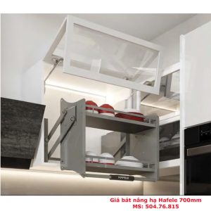 Giá bát nâng hạ Hafele Oria 700mm 504.76.815 đáy đặc