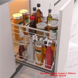 Giá gia vị inox hafele Sonata kosmo C 350mm 549.20.039