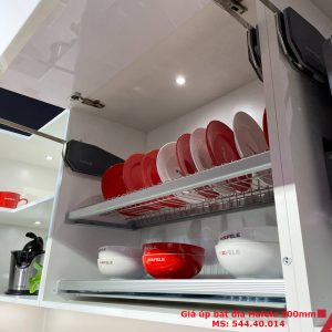 Giá úp bát cố định tủ trên Hafele 900mm 544.40.014