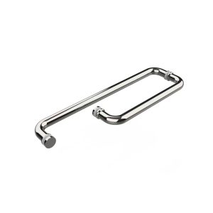 tay nắm phòng tắm kính hafele inox bóng 499.68.222