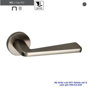 Bộ khóa cửa DIY Hafele set D 499.63.630