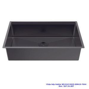 Chậu bếp inox Hafele WS R10 HS25-SSN1S-7644 đen 567.24.487