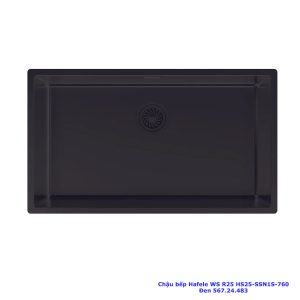 Chậu rửa bát Hafele R25 HS25-SSN1S-760 màu đen 567.24.483