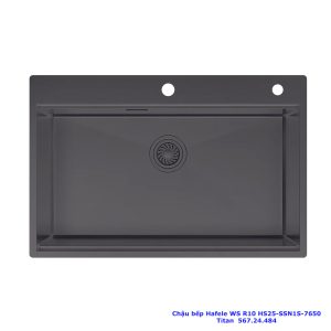 Chậu rửa bát Hafele WS R10 HS25-SSN1S-7650 màu Titan 567.24.484