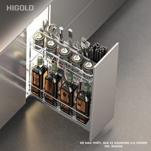 Giá dao thớt Higold Diamond 2.0 350mm 306026
